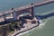Aerial View of Fort Point National Historic Park