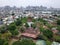 Aerial view of Fort Zeelandia, Tainan, Taiwan