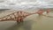 Aerial view Forth Rail Bridge Drone 4