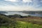 Aerial view from Fortress Ruins of Yoros Castle, Yoros Kalesi, or Genoese Castle, an ancient Byzantine castle at the confluence of