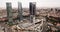 Aerial view of four Towers Business Area in Madrid, Spain