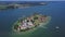 Aerial view of Frauenchiemsee Fraueninsel, Germany