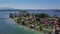 Aerial view of Frauenchiemsee Fraueninsel, Germany