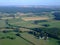 Aerial view of french countryside north Yonne