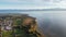 Aerial view of the Friedrichshafen Bodensee lake