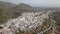 Aerial view of Frigiliana Typically Andalusian Spanish Village - Malaga - Costa del Sol - Spain