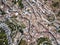 Aerial View of Frigiliana Village, typically Andalusian village