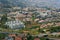 aerial view Funchal landscape, Madeira Island with buildings integrated in nature