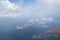 Aerial view of the Galapagos Islands, Ecuador