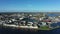 Aerial view of Galway cityscape Ireland