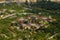 Aerial view of gardens by the bay on a sunny day, Singapore