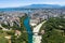 Aerial view of Geneva city in Switzerland