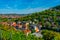 Aerial view of German town Wurzburg