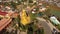 Aerial view of giant Golden Buddha