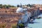 Aerial view on Giudecca island with Le Zitelle church, Venice, Italy