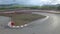 Aerial view of go kart outdoor race