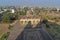 Aerial view of Gol Gumbaz of Adil Shah, Sultan of Bijapur.The tomb, located in Bijapur Vijayapura, Karnataka