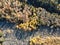 Aerial view of Golden Bridges at Vitosha Mountain, Bulgaria