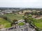 Aerial view of golf in Oceanside. California, USA