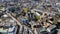 Aerial View of Gothic Brabant Church In Brussels