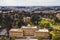 aerial view of Governor Palace of Vatican City, Italy