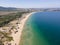 Aerial view of Gradina Garden Beach, Bulgaria