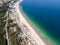 Aerial view of Gradina Garden Beach, Bulgaria