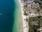 Aerial view of Gradina Garden Beach, Bulgaria