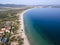 Aerial view of Gradina (Garden) Beach, Bulgaria