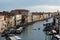 Aerial view of Gran Canal from Fondac dei Tedeschi rooftop