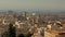 Aerial view of Granada with cathedral and San Juan de Dios church