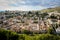Aerial view, Granada, Spain albaicin neighborhood