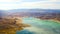 Aerial view of grand canyon and lake mead