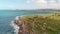 Aerial view of Granite Island and Victor Harbor, South Australia