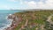 Aerial view of Granite Island and Victor Harbor, South Australia