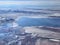 Aerial view of the Great Salt Lake, Utah