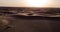 Aerial view of the great sand dunes in the desert.