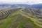 Aerial View of Green Hills in Bay Area, Northern California