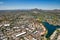 Aerial view of Greenbelt in Scottsdale, Arizona