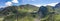 Aerial view of Grossglockner serpentine Taxenbacher Fusch high alpine road uphill in Austria