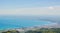 Aerial view of the gulf of manfredonia in Italy....IMAGE