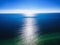 Aerial view of Gulf of Mexico sea