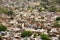 Aerial view of Gwalior city in India