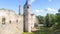 Aerial view of Haapsalu Castle, Estonia