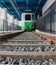 Aerial View of Haeundae Beach Train, Busan, South Korea Asia