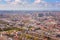 Aerial view of the Hague, cityscape, Netherlands