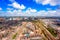 Aerial view of the Hague, cityscape, Netherlands