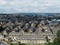 Aerial view of halifax in west yorkshire showing streets