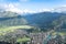 Aerial view from Harder Kulm, Switzerland