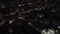 Aerial view of Harlem at night